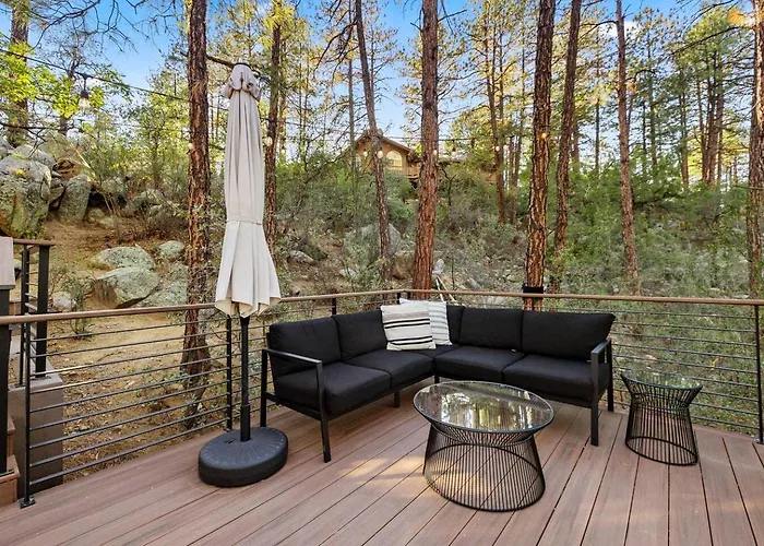 Ferienhaus Luxe Treehouse /stunning Woodside 4/3